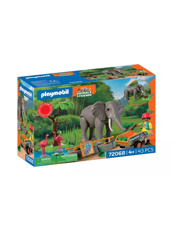 PromoPack - Eléphants et soigneur animalier