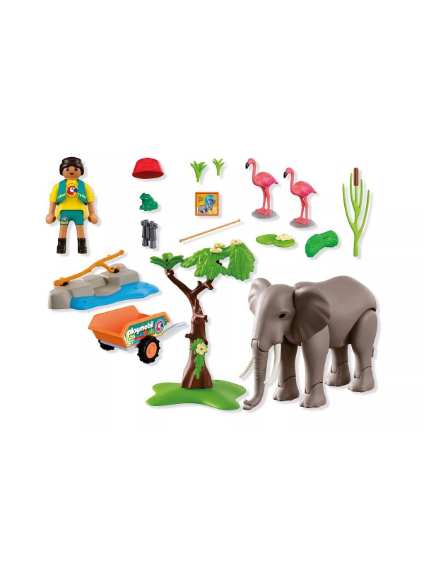 PromoPack - Eléphants et soigneur animalier