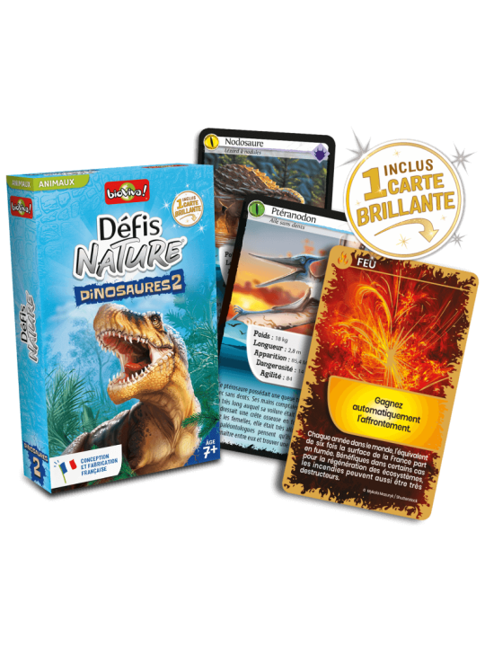 Défis Nature Dinosaures 2 bleu