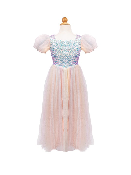 Robe de princesse arc-en-ciel 3-4 ans