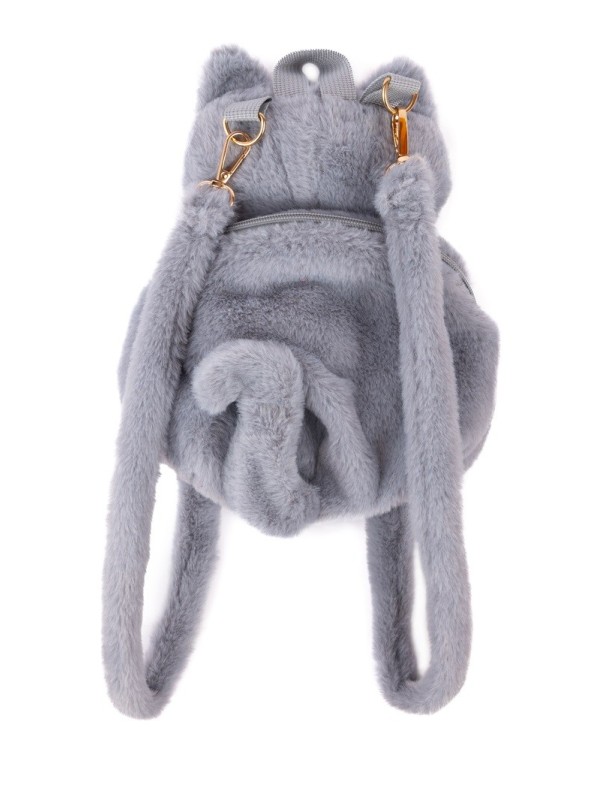 Sac à dos chaton gris