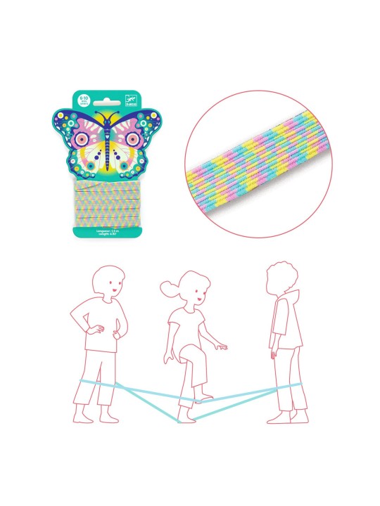 Jeu de l'élastique - Papillon