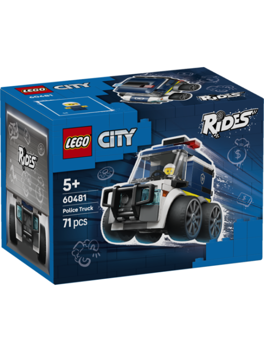 Lego city rides - Véhicules : Le camion de police