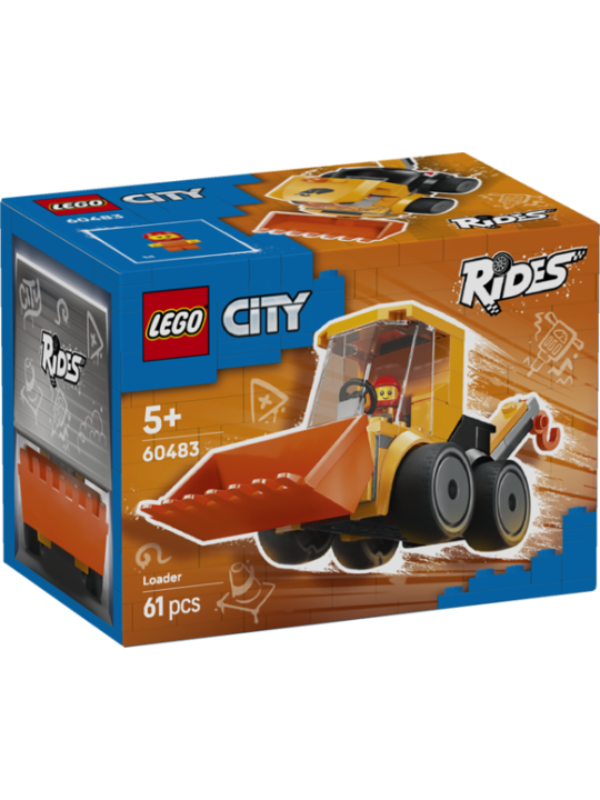 Lego city rides - Véhicules : La chargeuse de chantier