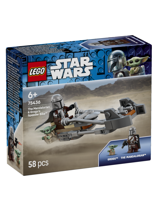 Lego star wars - Le speeder bike du Mandalorien et Grogu