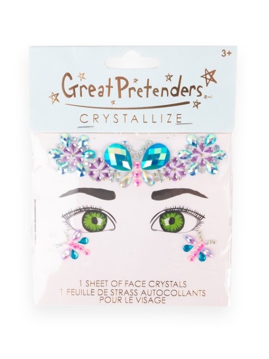 Strass autocollants pour le visage - Butterfly garden