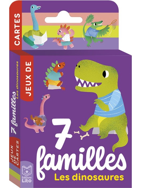 Jeux 7 familles les dinosaures