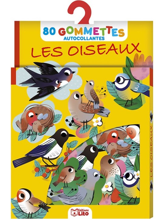 80 gommettes - Les oiseaux