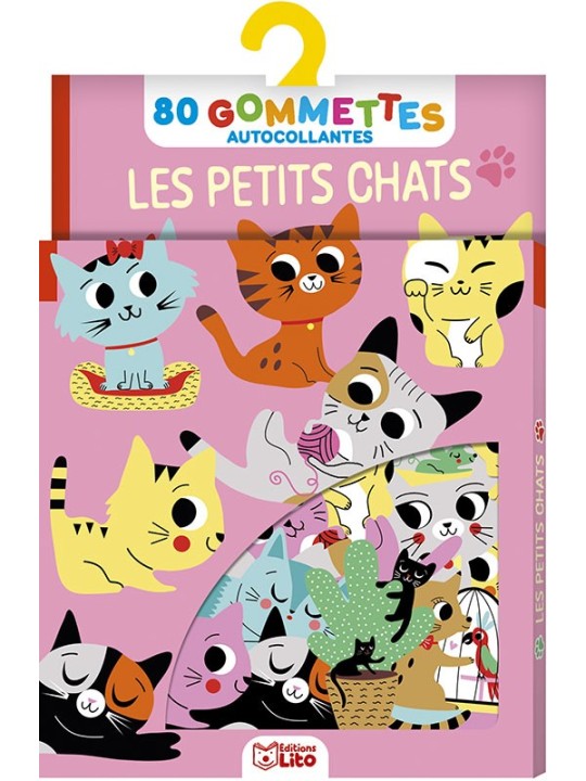80 gommettes - Les petits chats