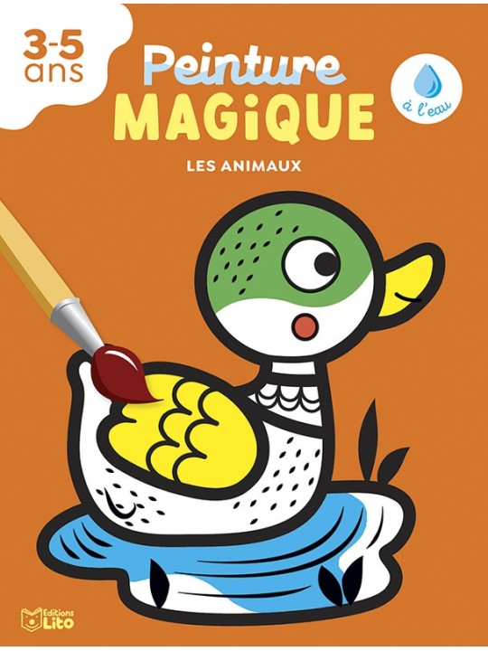 Peinture magique à l'eau - Les animaux
