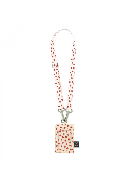 Etui carte complice Les fraises
