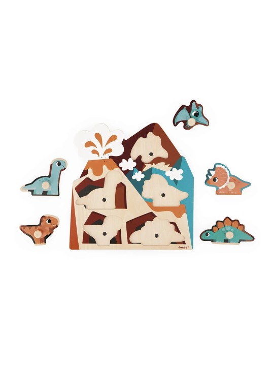 Puzzle sonore dino 5 pièces