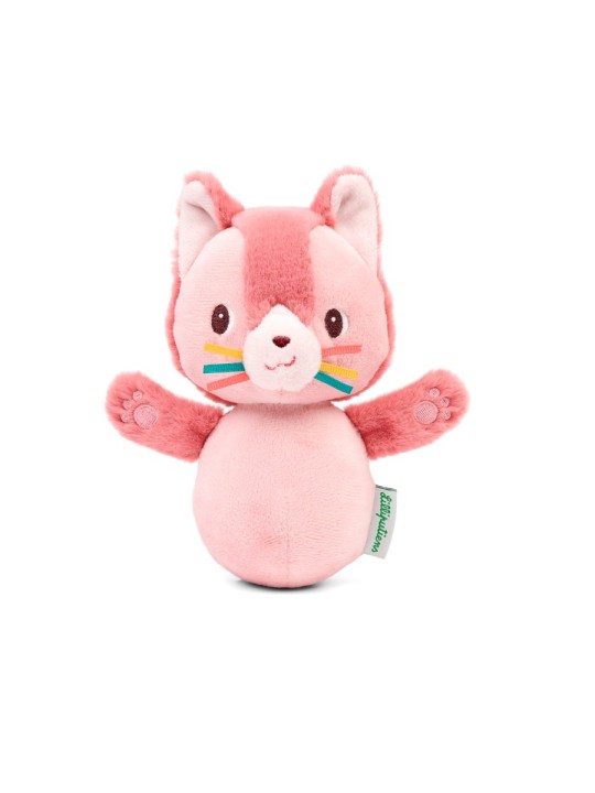 Culbuto peluche sonore - Jeanne le chat