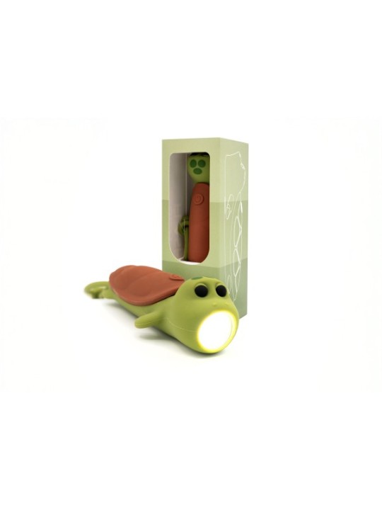 Lampe torche silicone tortue (verte)