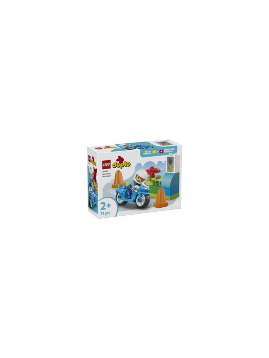 Lego duplo - La moto de police bleue