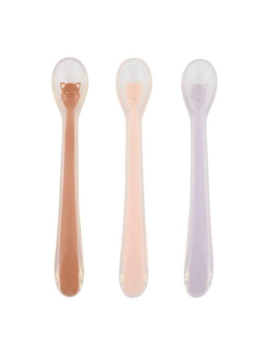 Set 3 cuillères bébé Mrs Cat