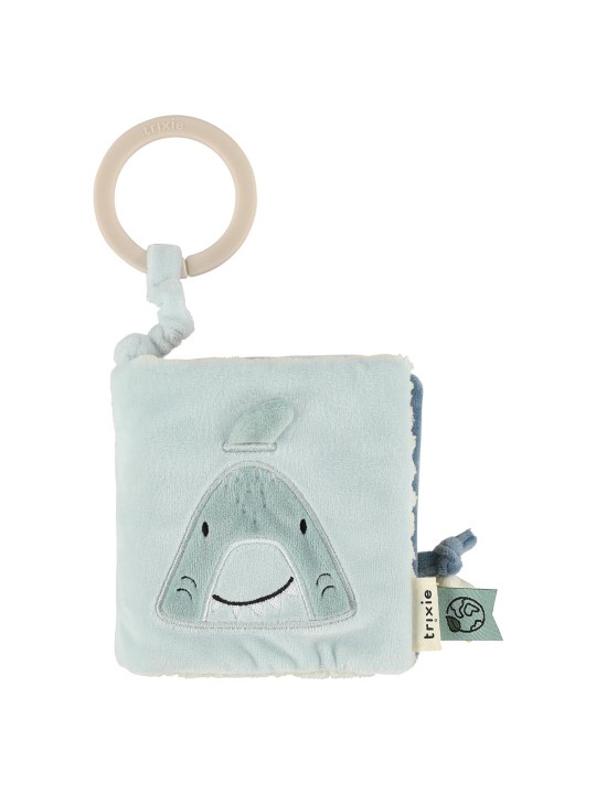 Livre sensoriel pour poussette Mr Shark