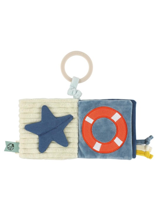 Livre sensoriel pour poussette Mr Shark