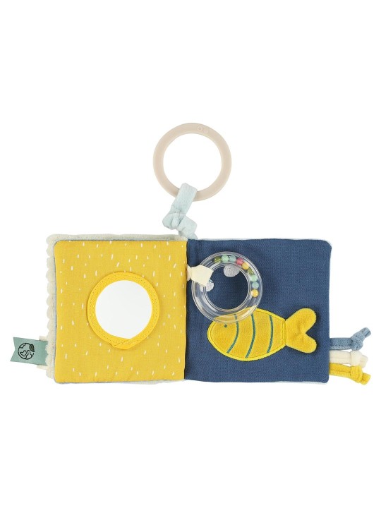 Livre sensoriel pour poussette Mr Shark