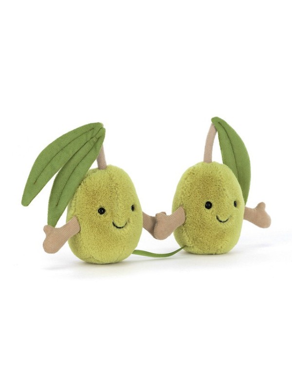 Amuseable pair of olives