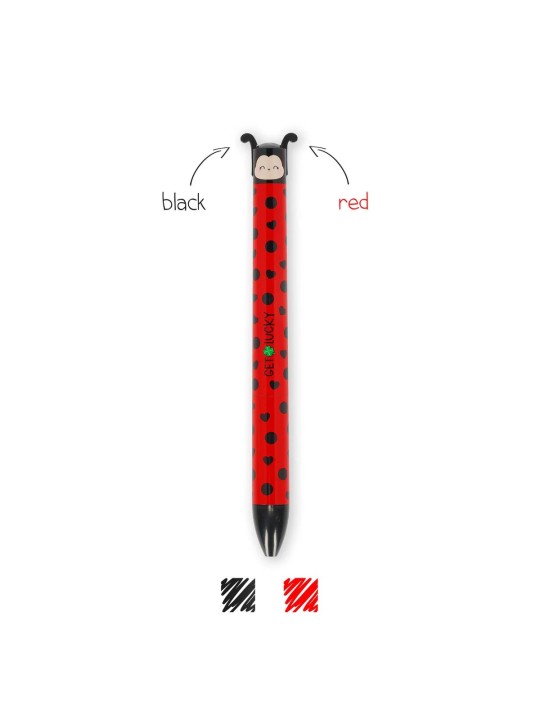 Stylo à bille 2 couleurs Coccinelle