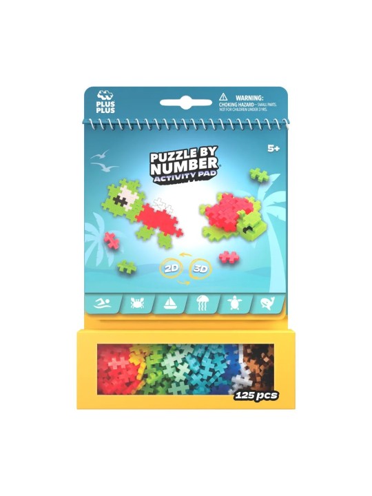 Plus plus - Bloc d'activité 125 pièces - Océan