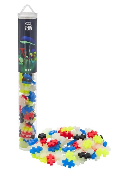 Plus plus - Tube 100 pièces - phosphorescent