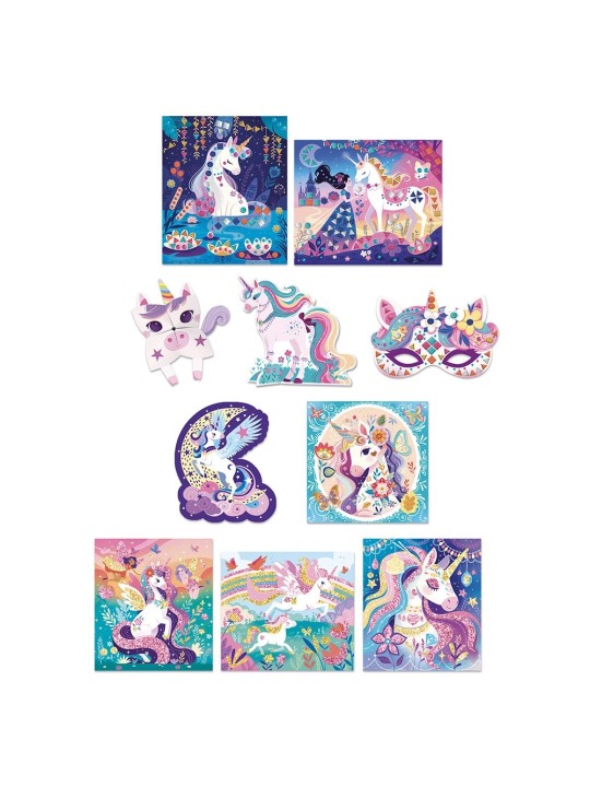 Coffret créatif multiactivités licornes