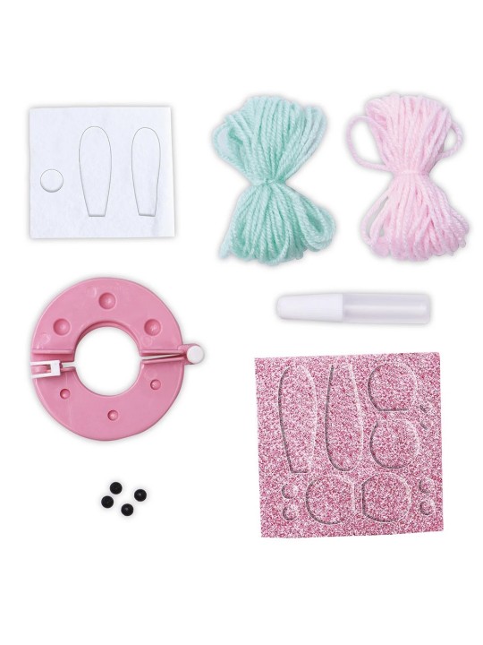 2 pompons animaux à créer