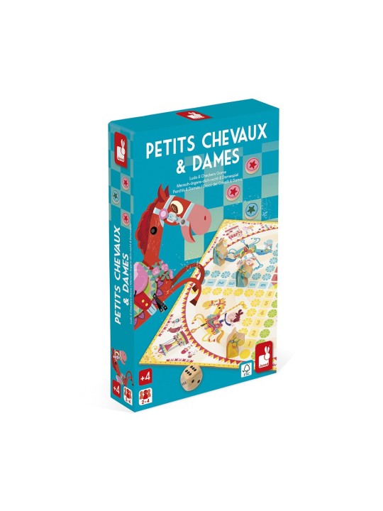 Jeux de petits chevaux et dames