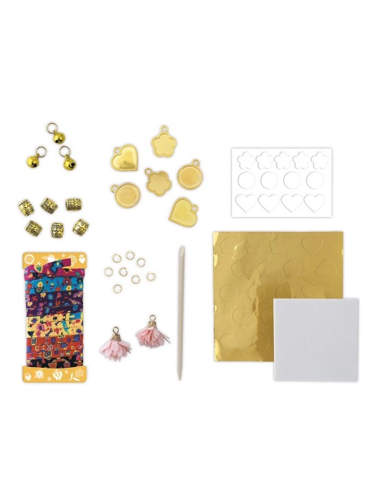 10 bracelets rubans à fleurs à créer