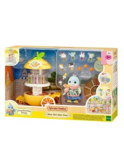 Le stand de jus de fruits