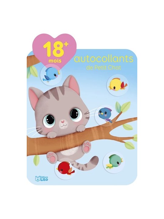 Autocollants pour grandir - Petit chat