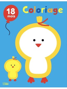 Bloc coloriage 18 mois - Les doudous