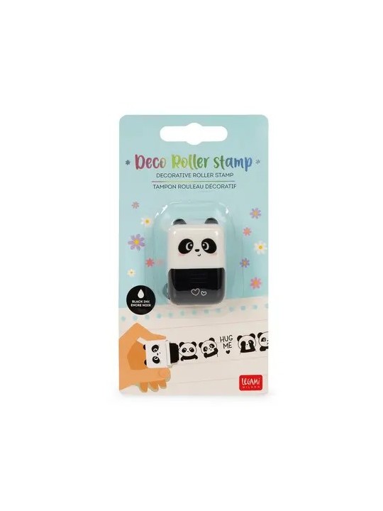Tampon rouleau décoratif panda