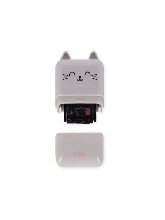 Tampon rouleau décoratif chat