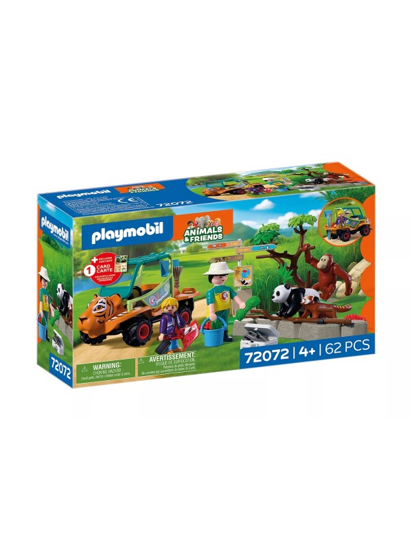 Animals & friends - Zoo : gardien de zoo et véhicule