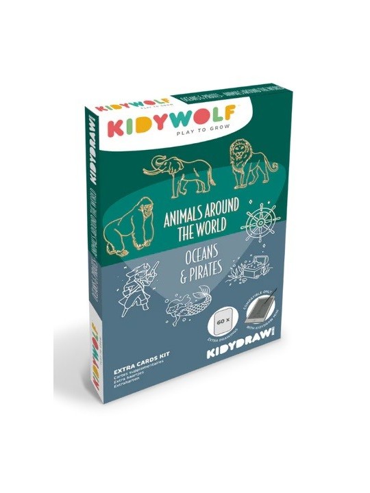 Cartes pour tablette à dessin mini animaux et pirates