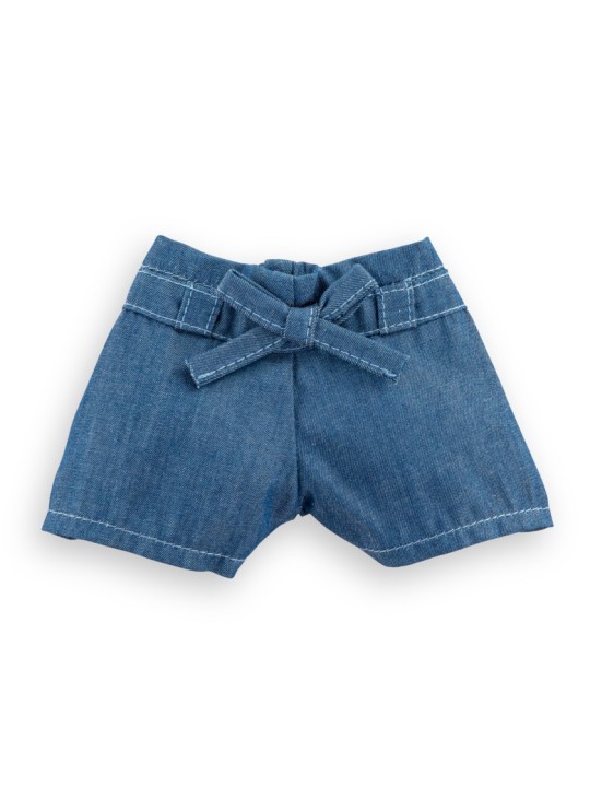 BB36 Short jean avec nœud