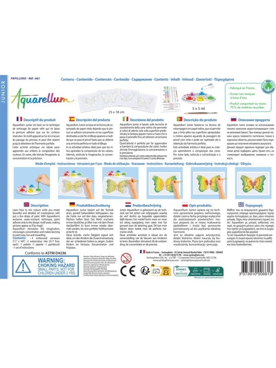Aquarellum junior - Papillons