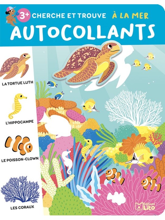 Autocollants - Cherche et trouve - A la mer