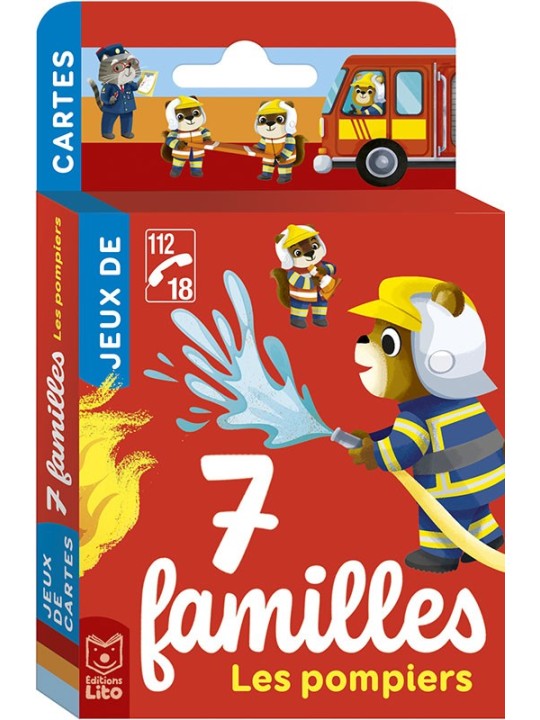 Jeu de 7 familles Les pompiers