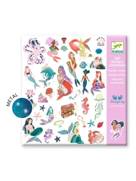 Stickers métallisés - Scintillantes sirènes