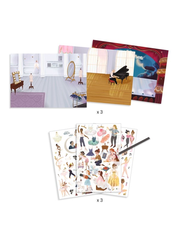 Décalcomanies - Petits rats de l'opéra