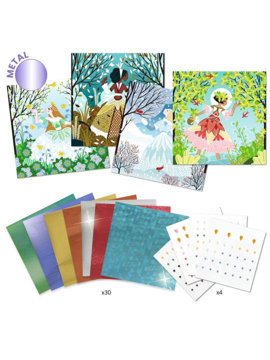 Tableaux à métalliser - Des robes couleur du temps