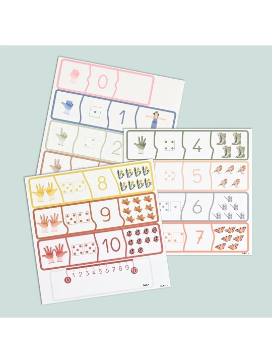 Puzzle magnétique - J'aaprends à compter