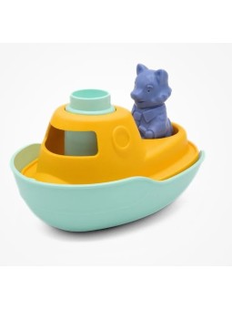 Petit bateau turquoise