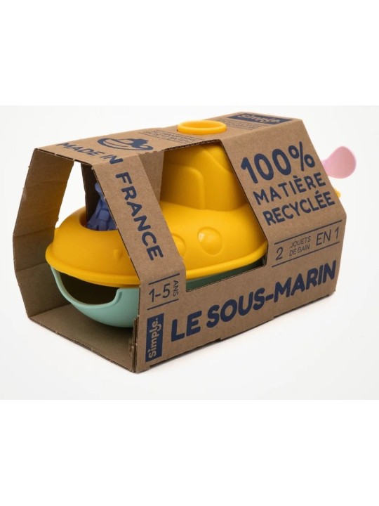 Sous-marin 2 en 1 jaune turquoise