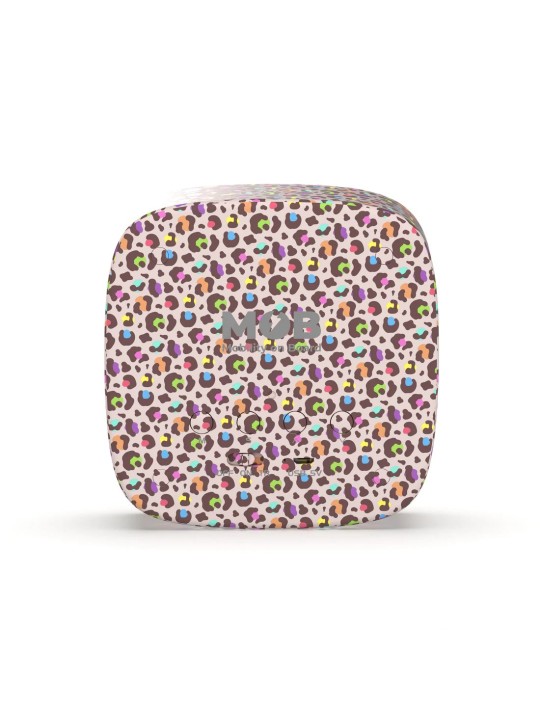 Réveil veilleuse Billy clock and light rainbow leopard