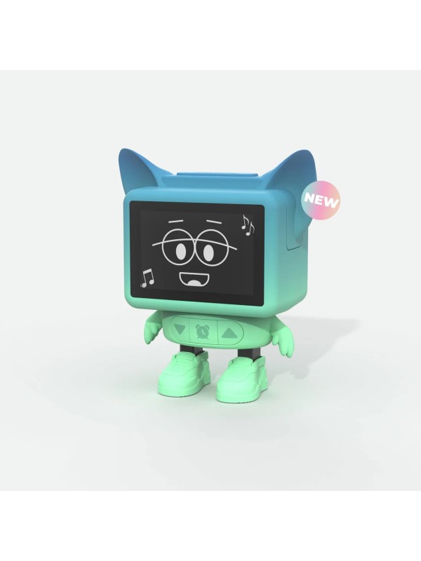 Réveil Dancing clock bleu